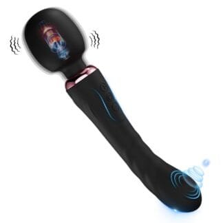 AV Wand Vibrator Dildos Double Vibration Clitoris Stimulator Flapping G Spot Vagina Neck Body Back Massager Sex Toys For Women