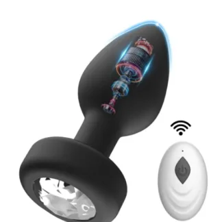 Anal Butt Plug Vibrator Sex Toys For Men Women Gay Wireless Remote Control G Spot Anal Vibrators Flashing Light Prostate Massage