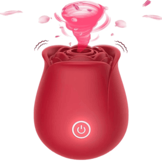 Clitoris Clit Stimulation Silicone Adult Sex Shop Sexy Rose Flower Shape Sucking Vibration Toy Vibrator Sucker for Women Female