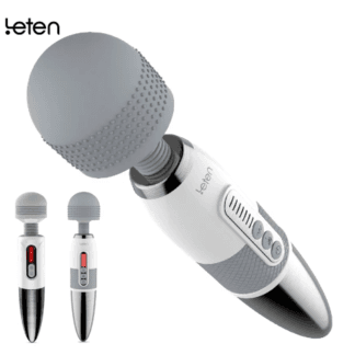 Leten Huge Head Vibrator for Female Masturbation Orgasm, AV Magic Wand Massager Nipple Clitoris Stimulator Sex Toys for Woman